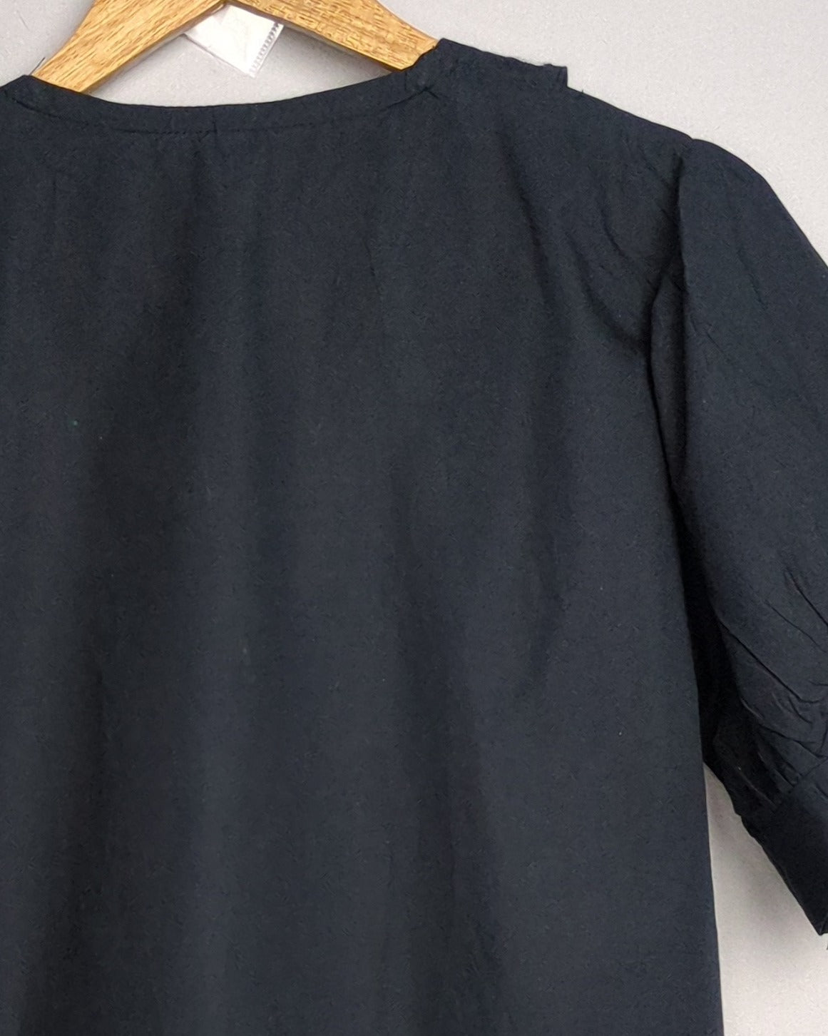 Black Collared Blouse