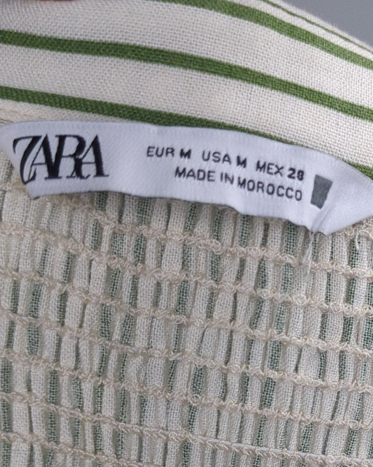 Zara Green Shirt Dress