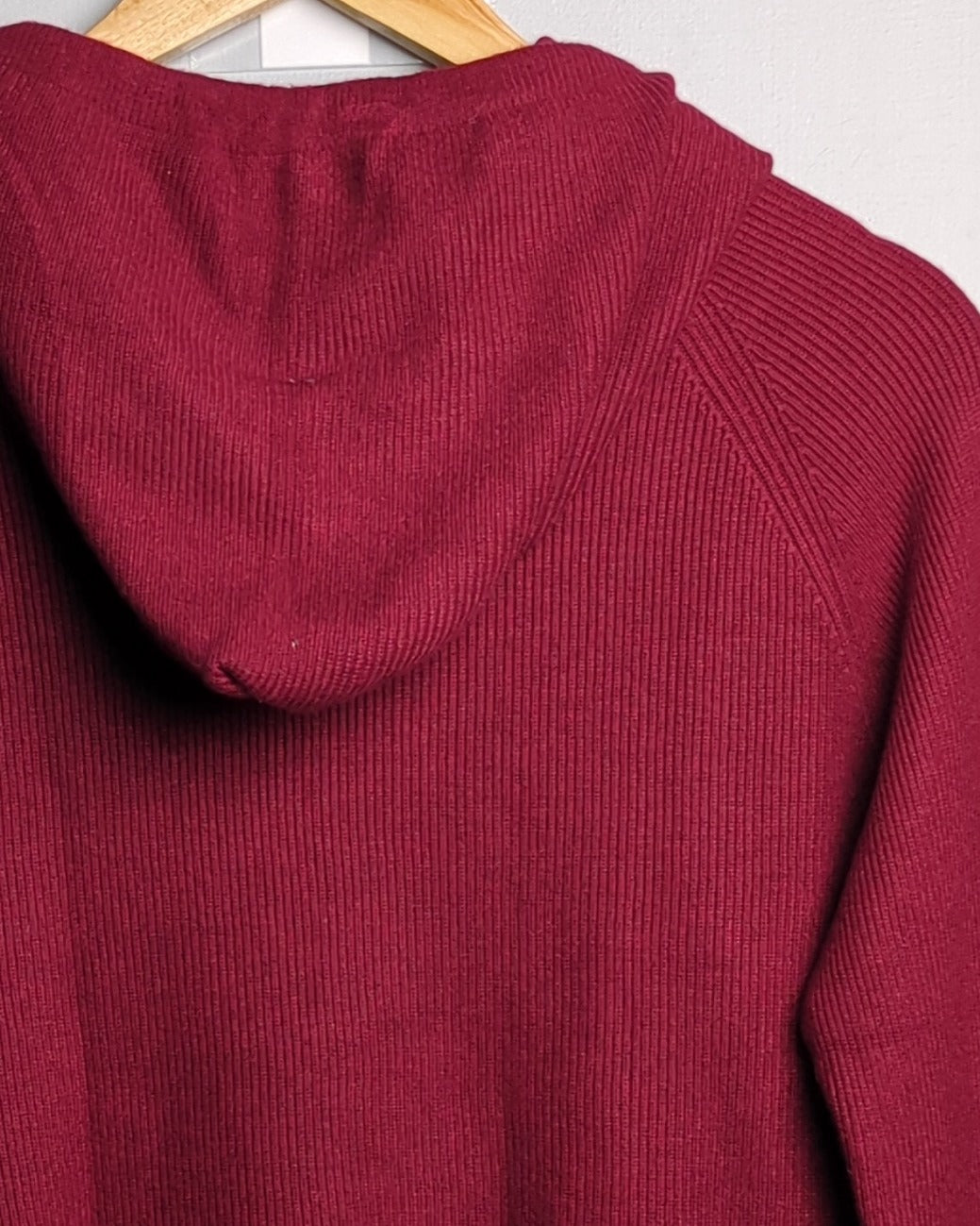 Wine Knit Hoodie