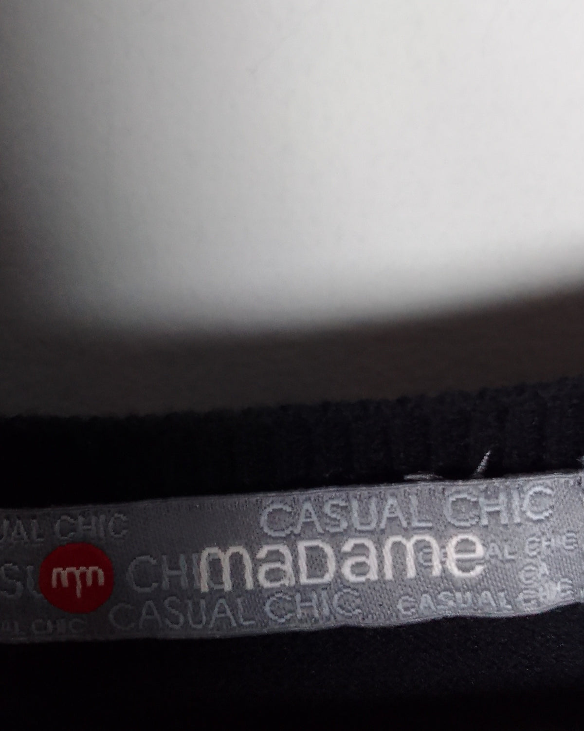 Madame Black V-Neck Sweater