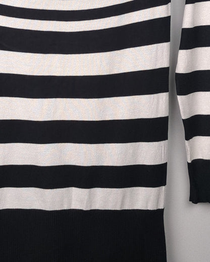 Black Striped Sweater