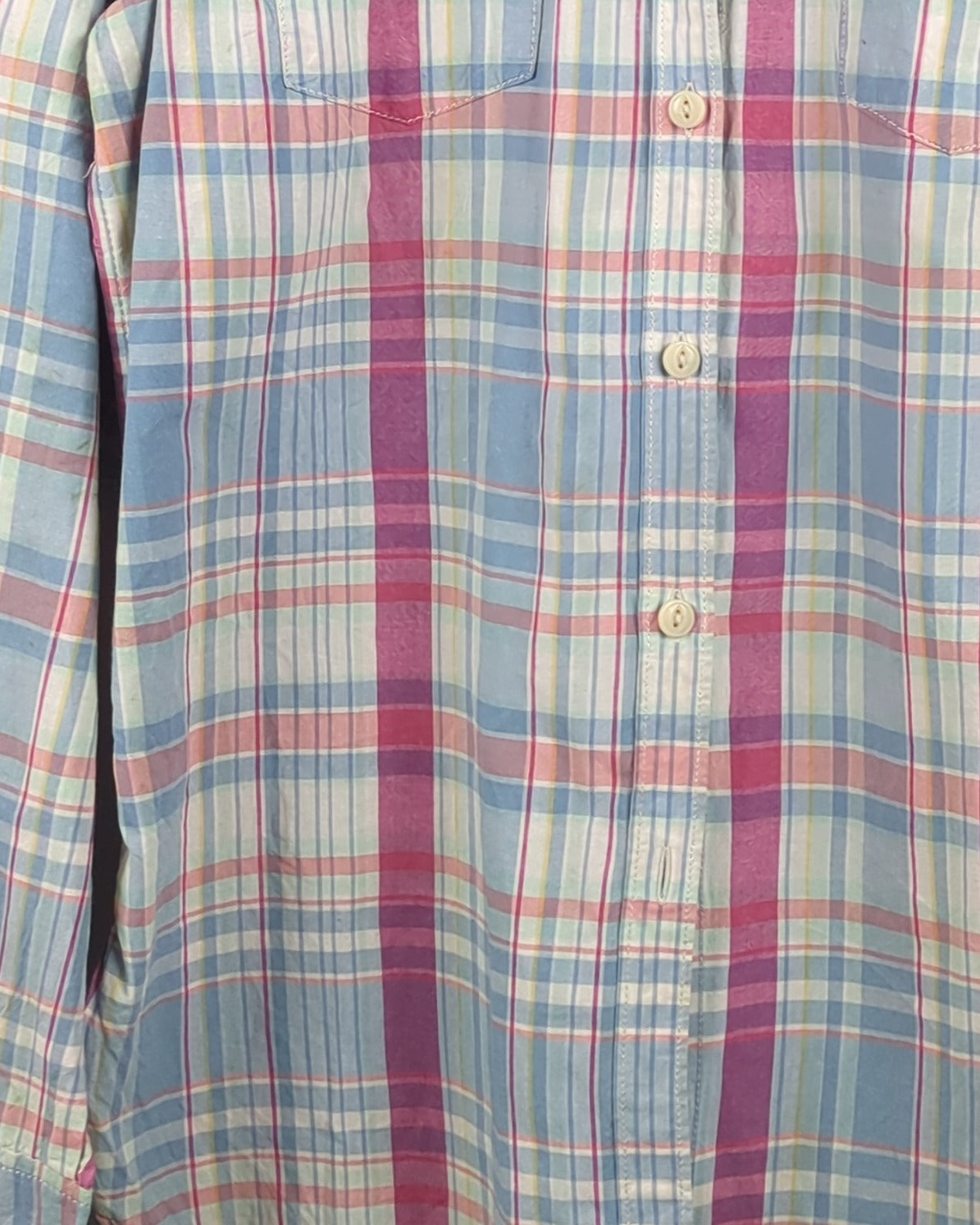 Blue Plaid Shirt