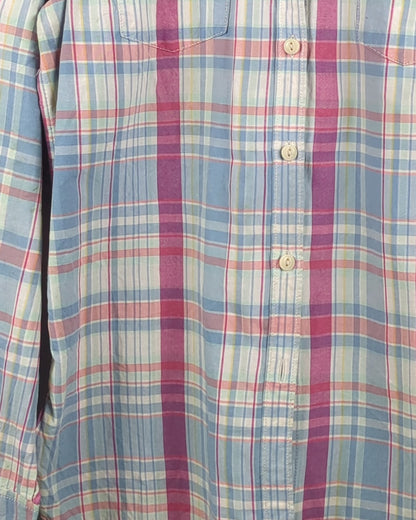 Blue Plaid Shirt