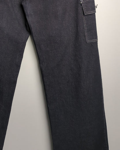 Black Cargo Jeans