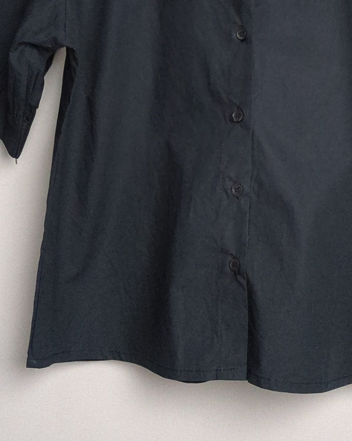 Black Collared Blouse