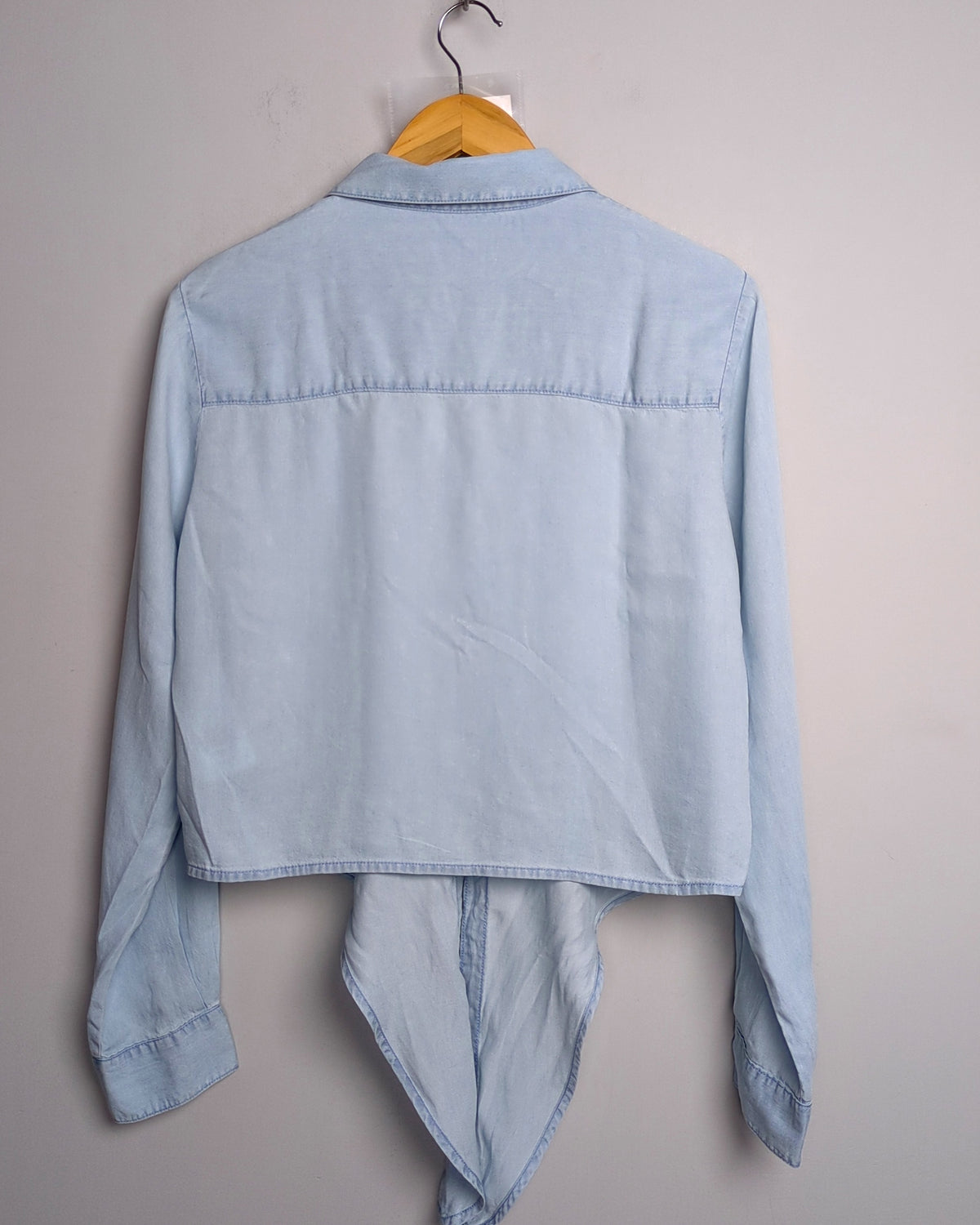Only Blue Lyocell Women's Shirt