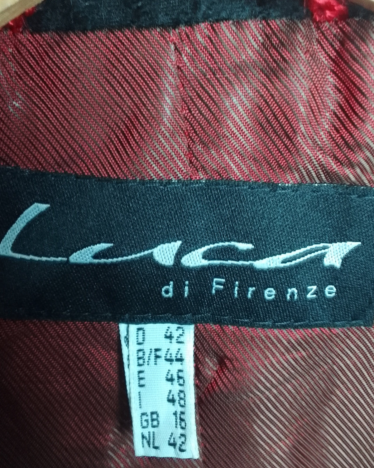 Luca Black Textured Jacket