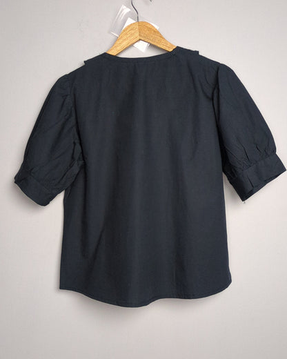 Black Collared Blouse