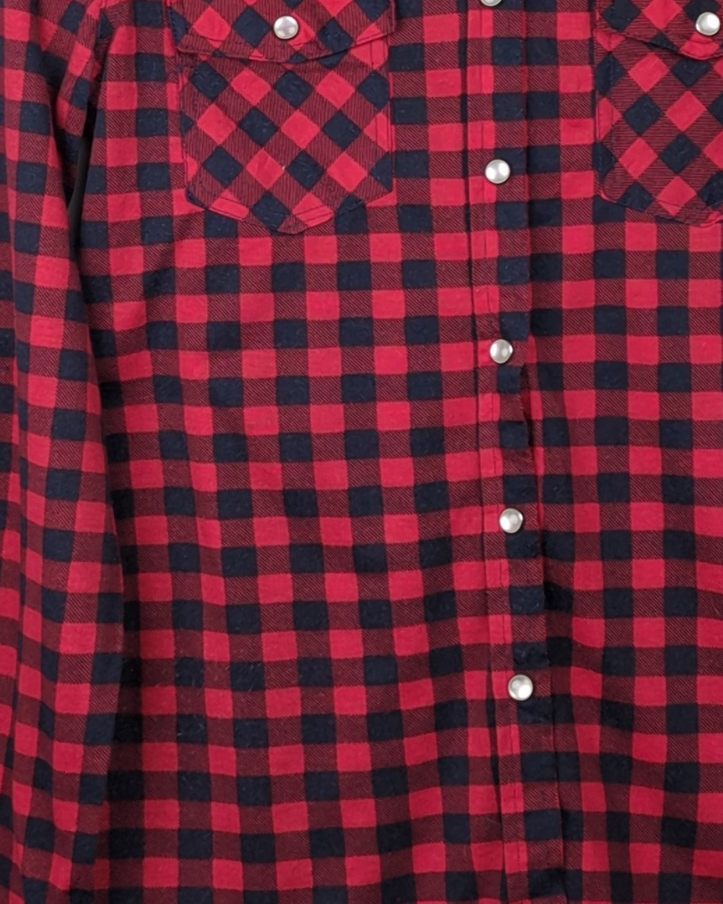 Adrene Maroon Flannel Shirt