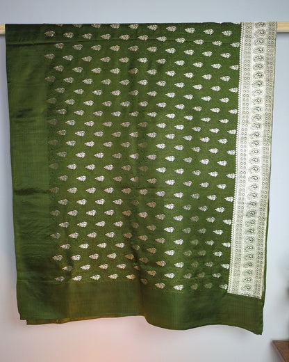 Green Ethnic Saree