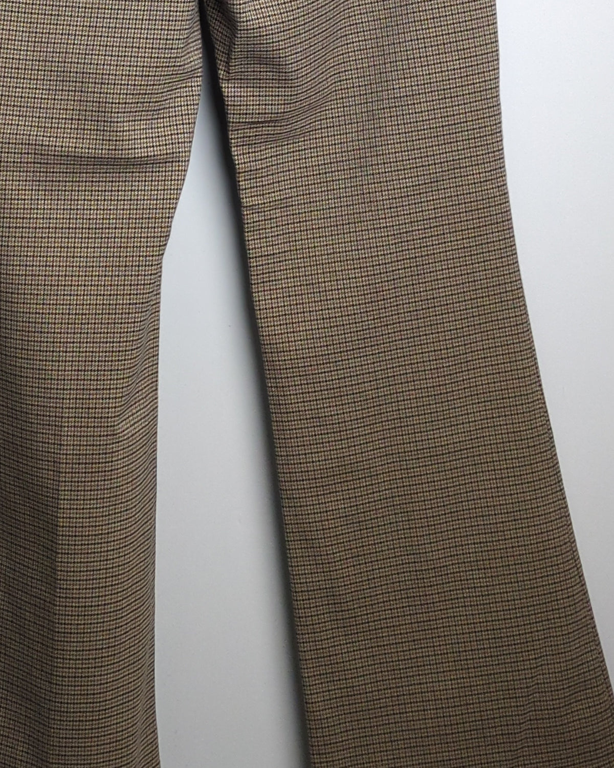 H&M Brown Checkered Trousers