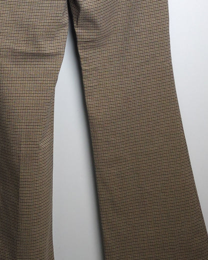 H&M Brown Checkered Trousers