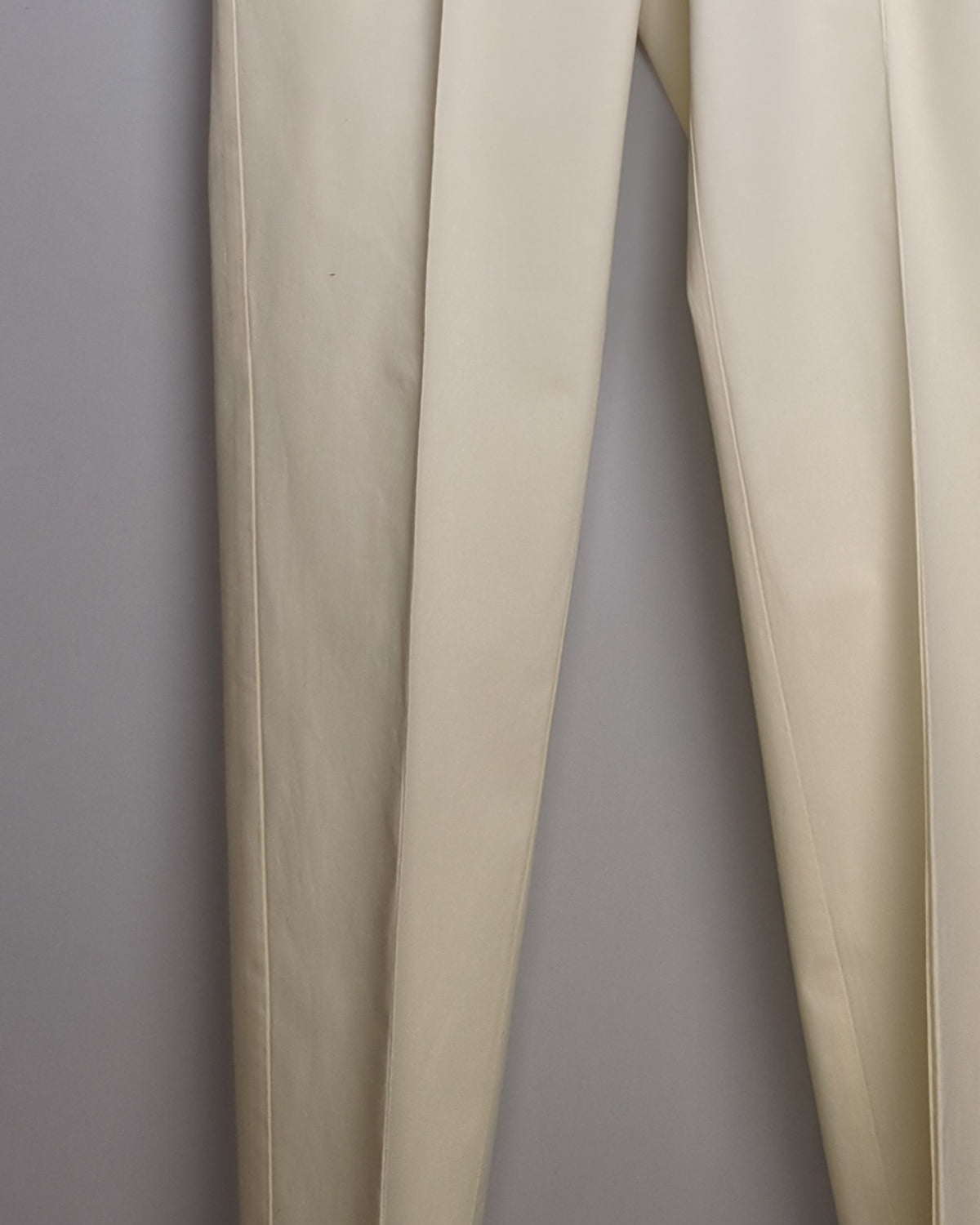 Fabindia Off-White Slim Fit Trousers
