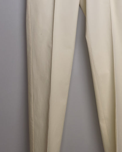 Fabindia Off-White Slim Fit Trousers