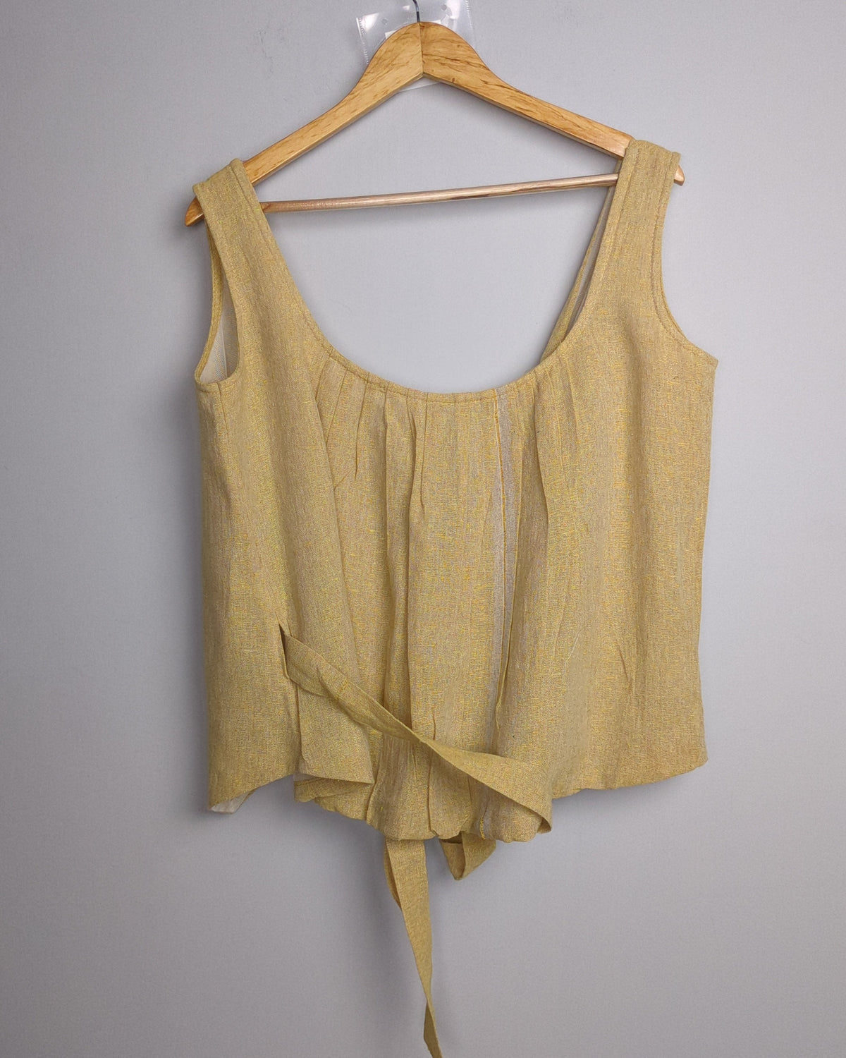 Mayflower Beige Tie Top