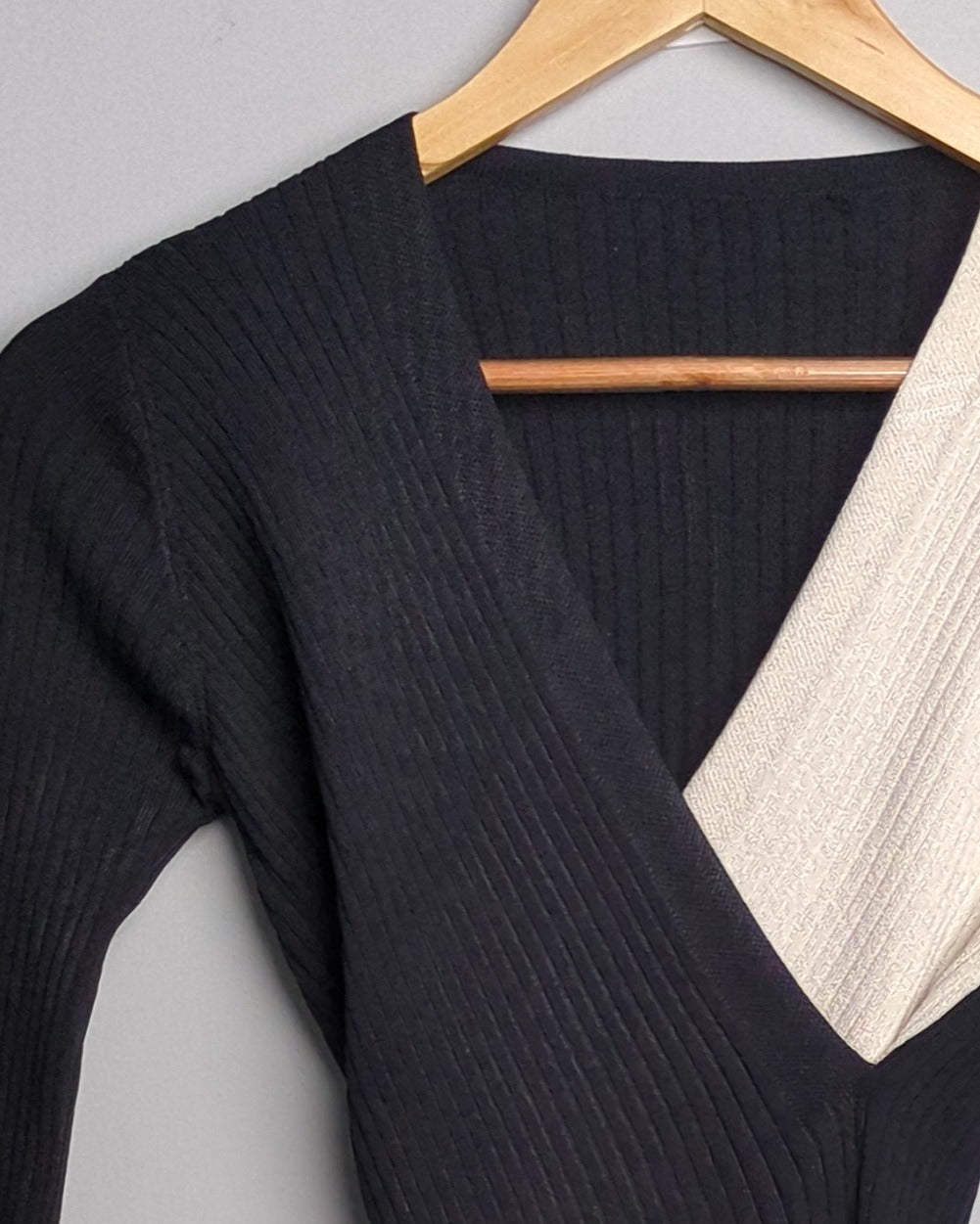Black Wrap Top