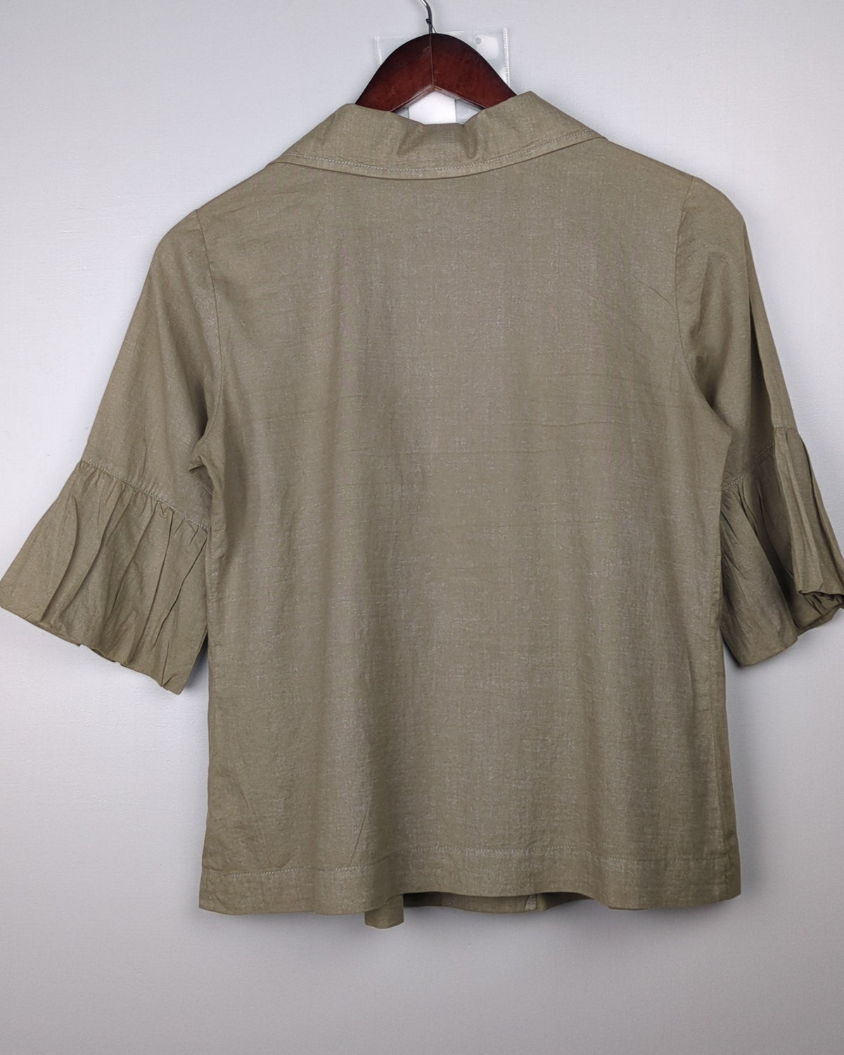 Buffalo David Bitton Green Buttoned Blouse