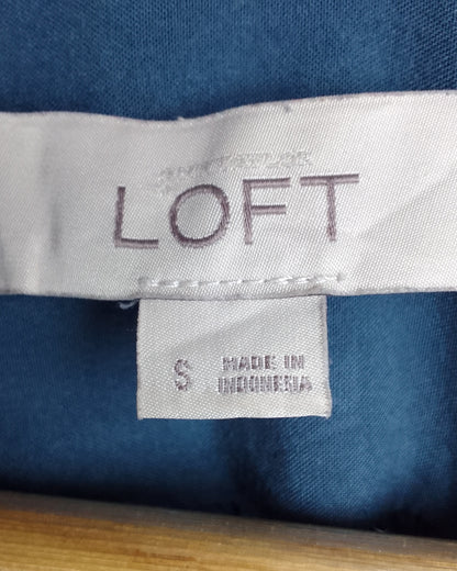 Loft Blue Button Blouse