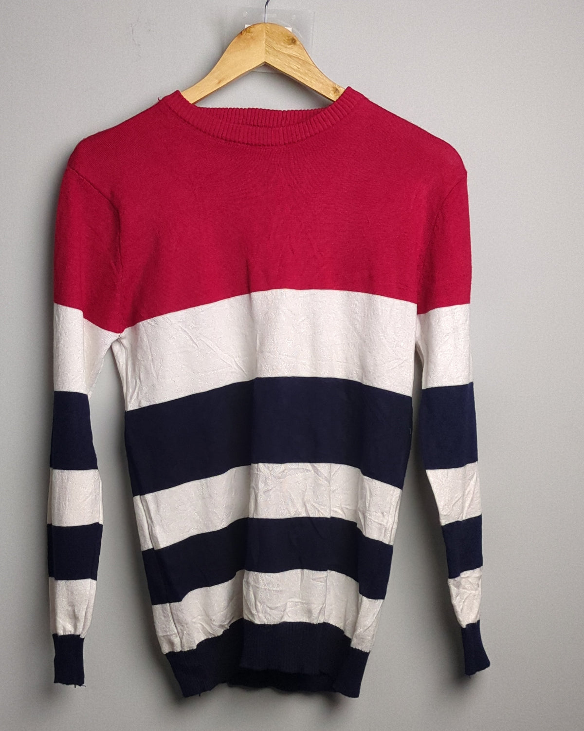 Wine Striped Sweater