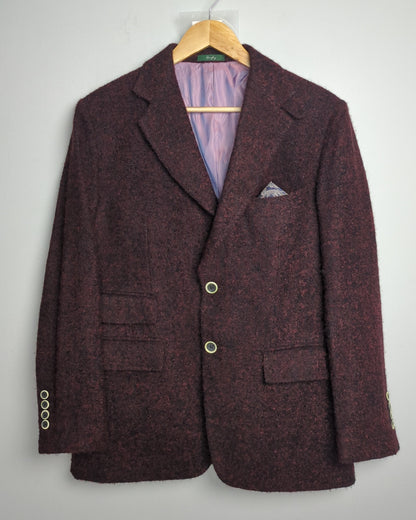 Kimseoryong Homme Wine Woolen Blazer