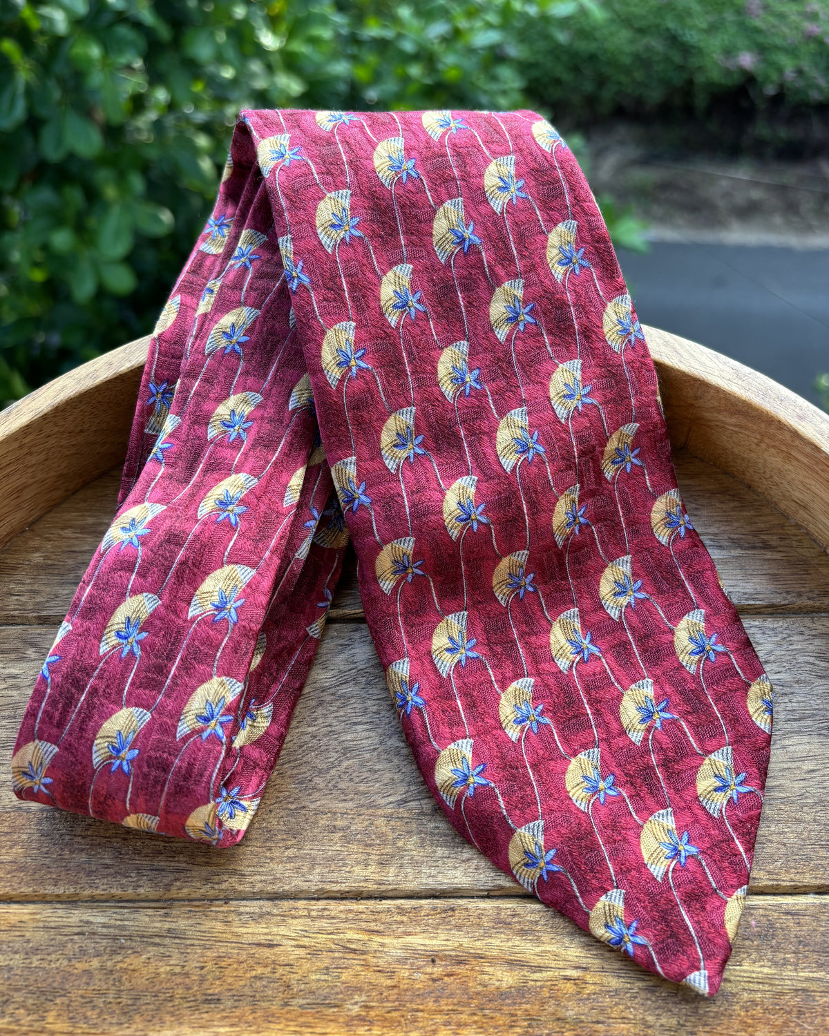 Robert Talbott Wine Printed Necktie