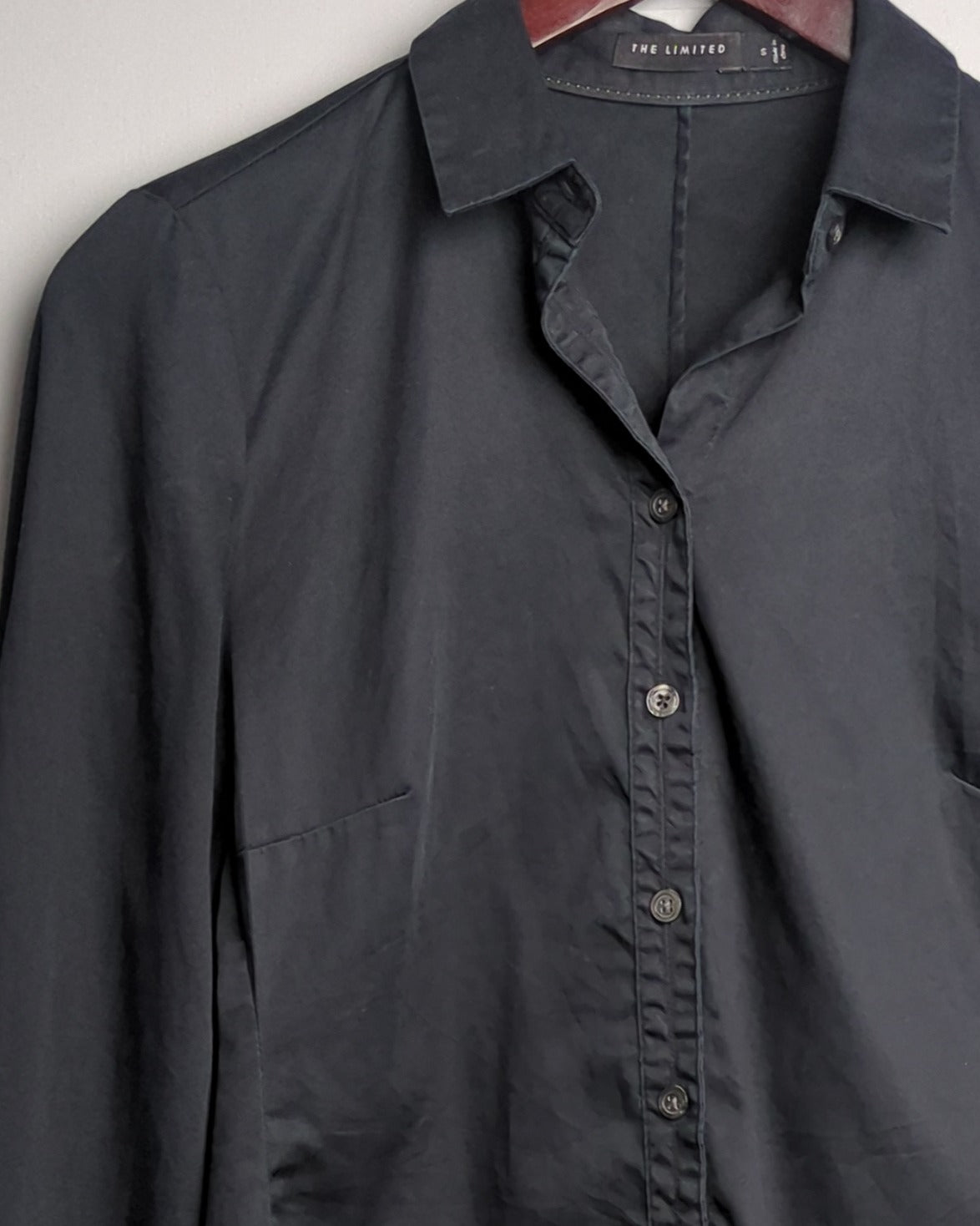 The Limited Black Button Shirt