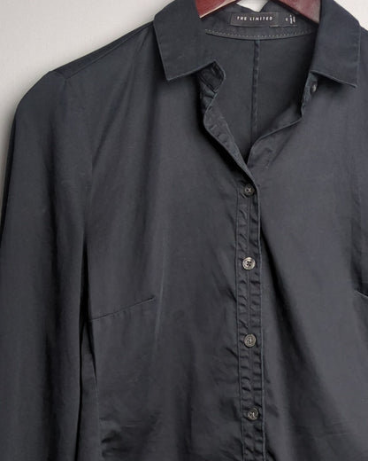 The Limited Black Button Shirt