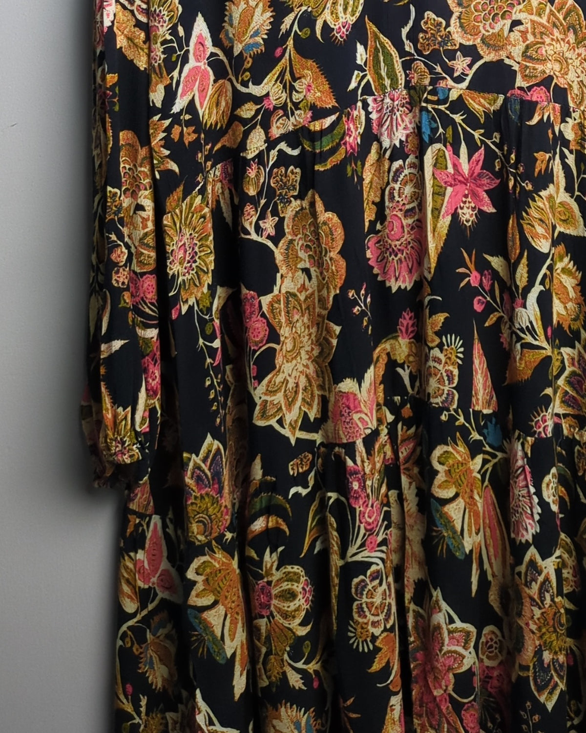 Zara Black Floral Dress