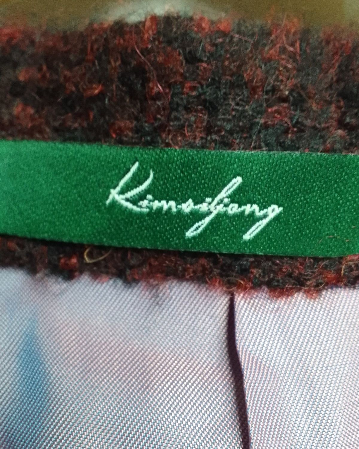 Kimseoryong Homme Wine Woolen Blazer