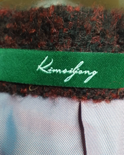 Kimseoryong Homme Wine Woolen Blazer