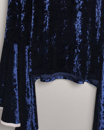 Blue Velvet Top