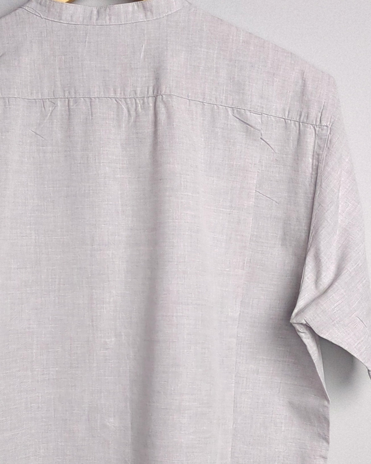 Uniqlo Gray Mandarin Shirt