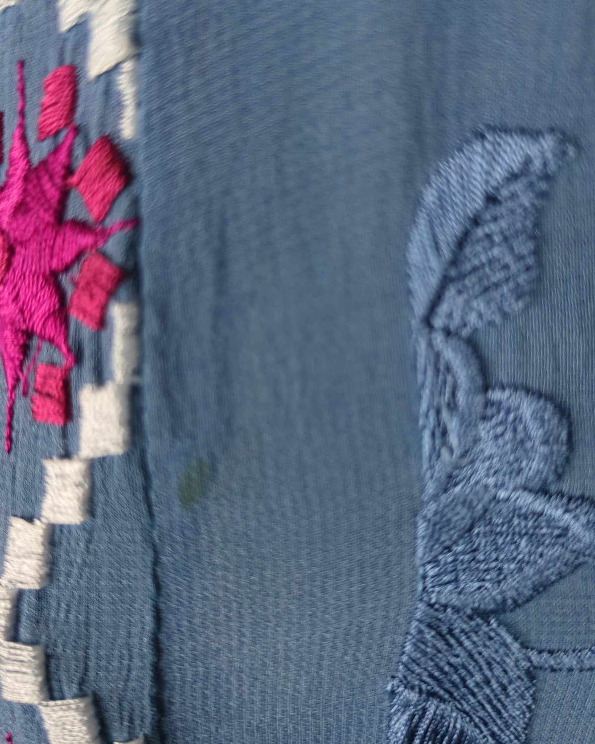 Blue Embroidered Kurta