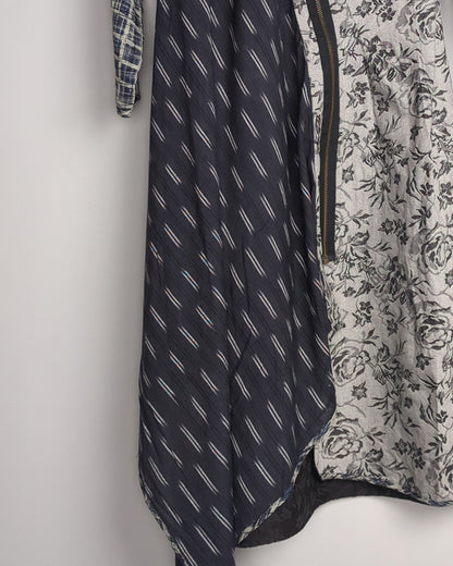 Gray Asymmetric Tunic