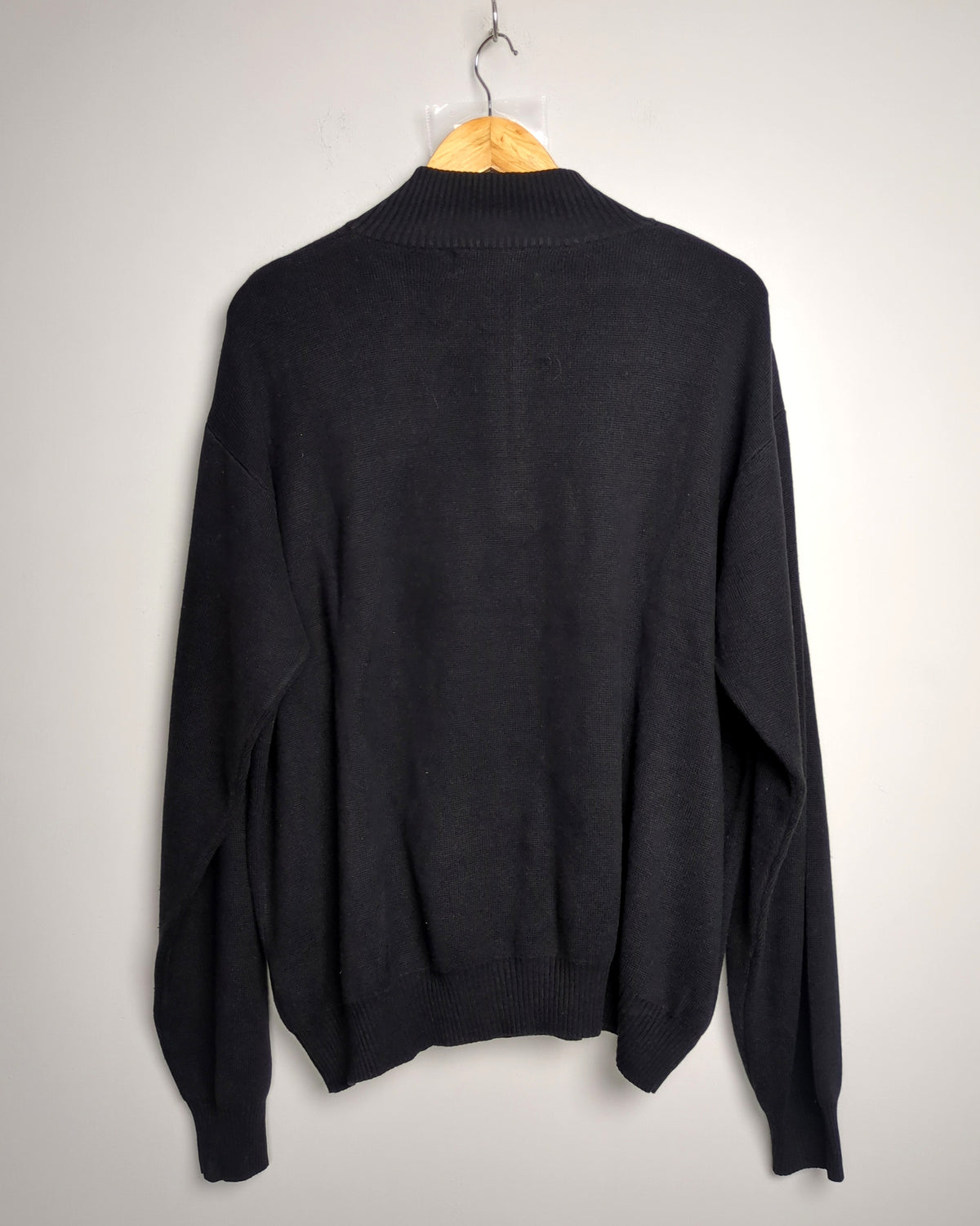 Us Polo Assn Black Zip Sweater