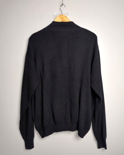 Us Polo Assn Black Zip Sweater