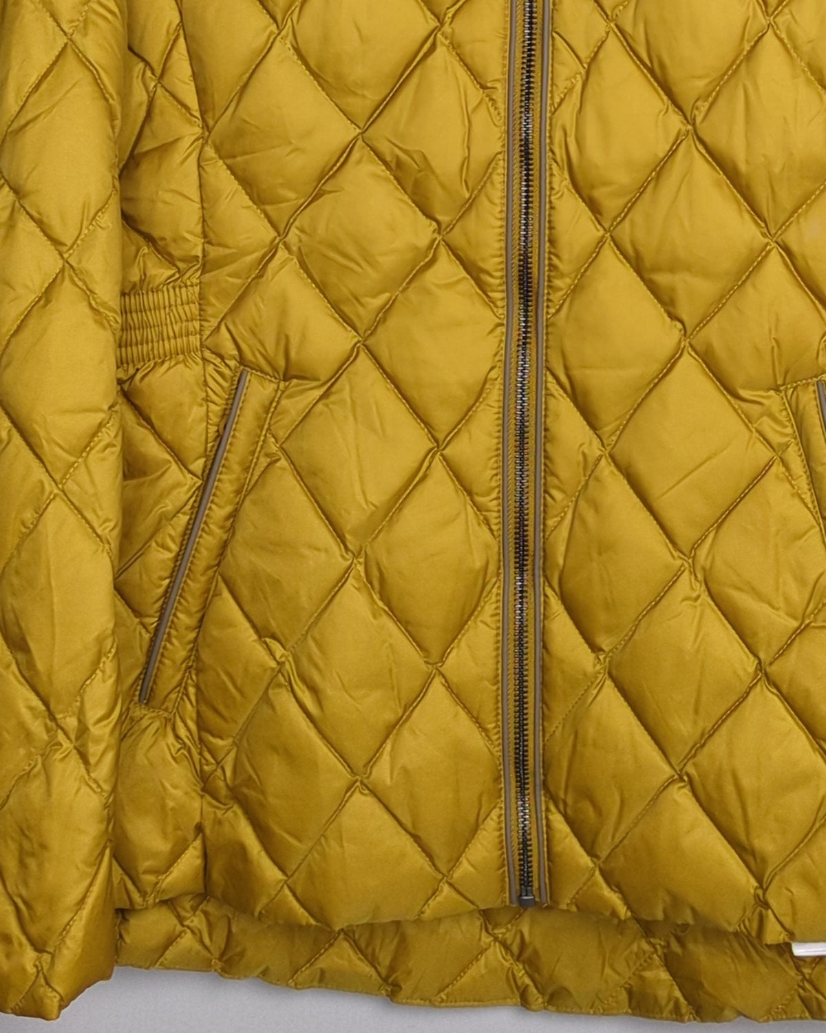 Per Una Marks And Spencer Orange Quilted Jacket