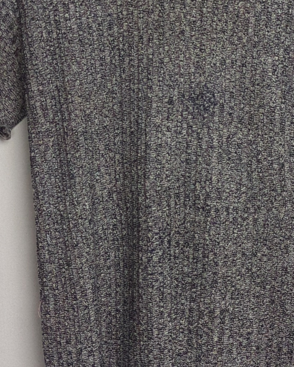Shein Gray Ribbed Top