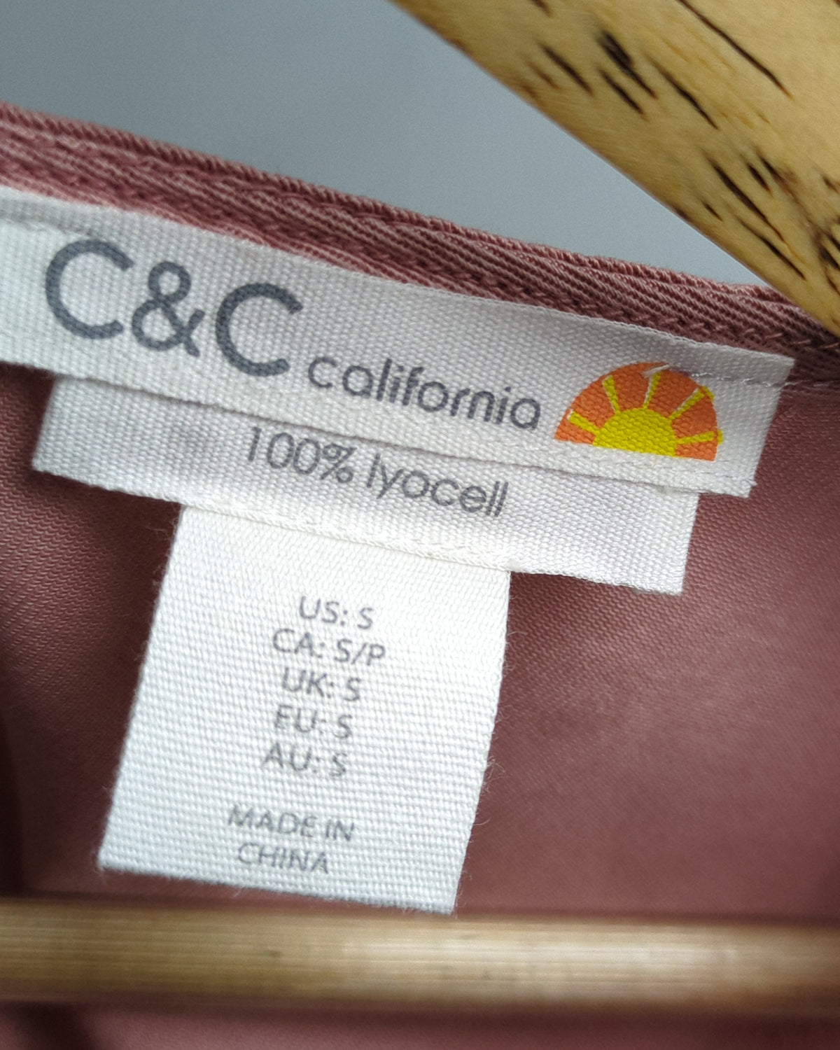 C&C California Lyocell Pink Top
