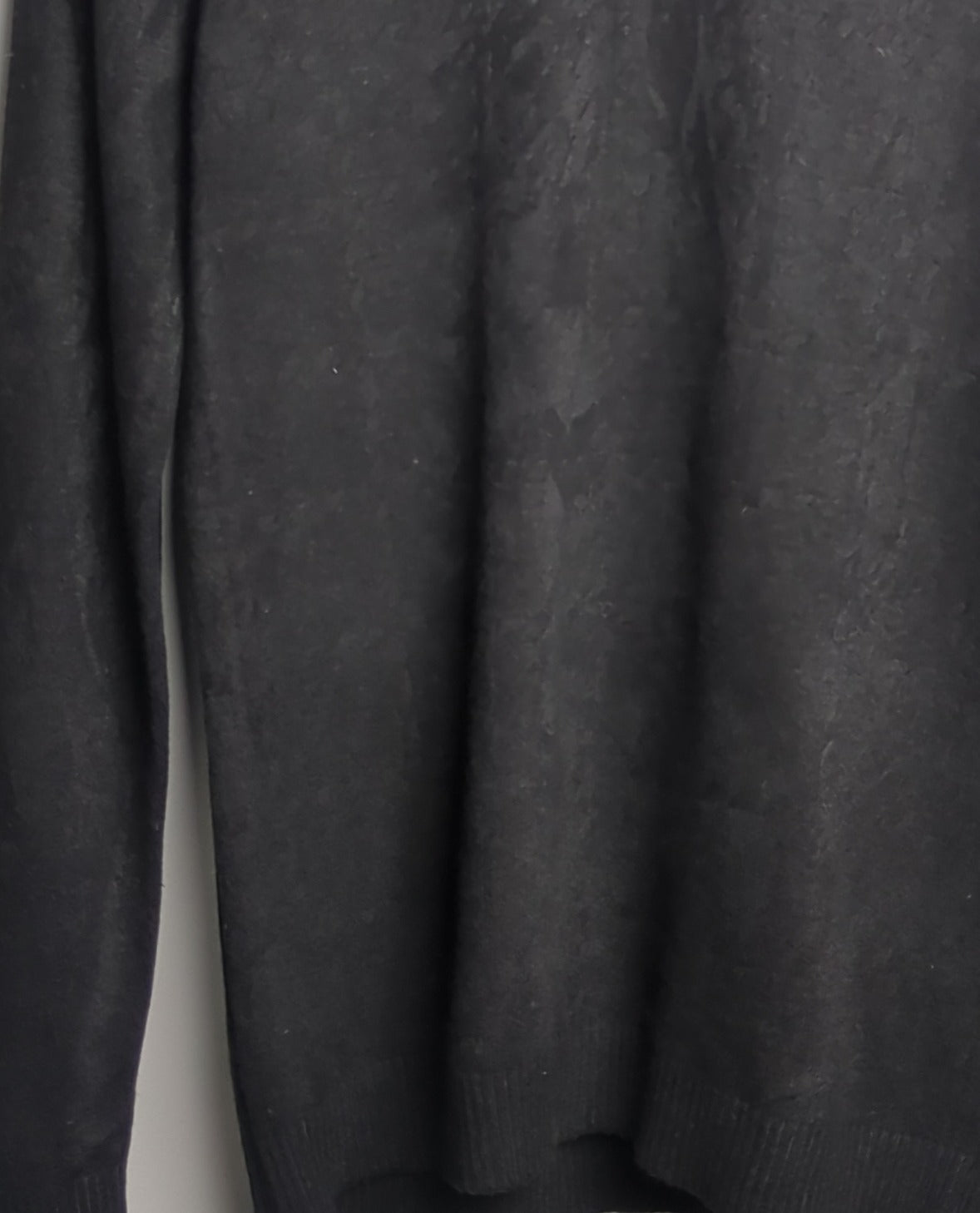 Black V-Neck Sweater