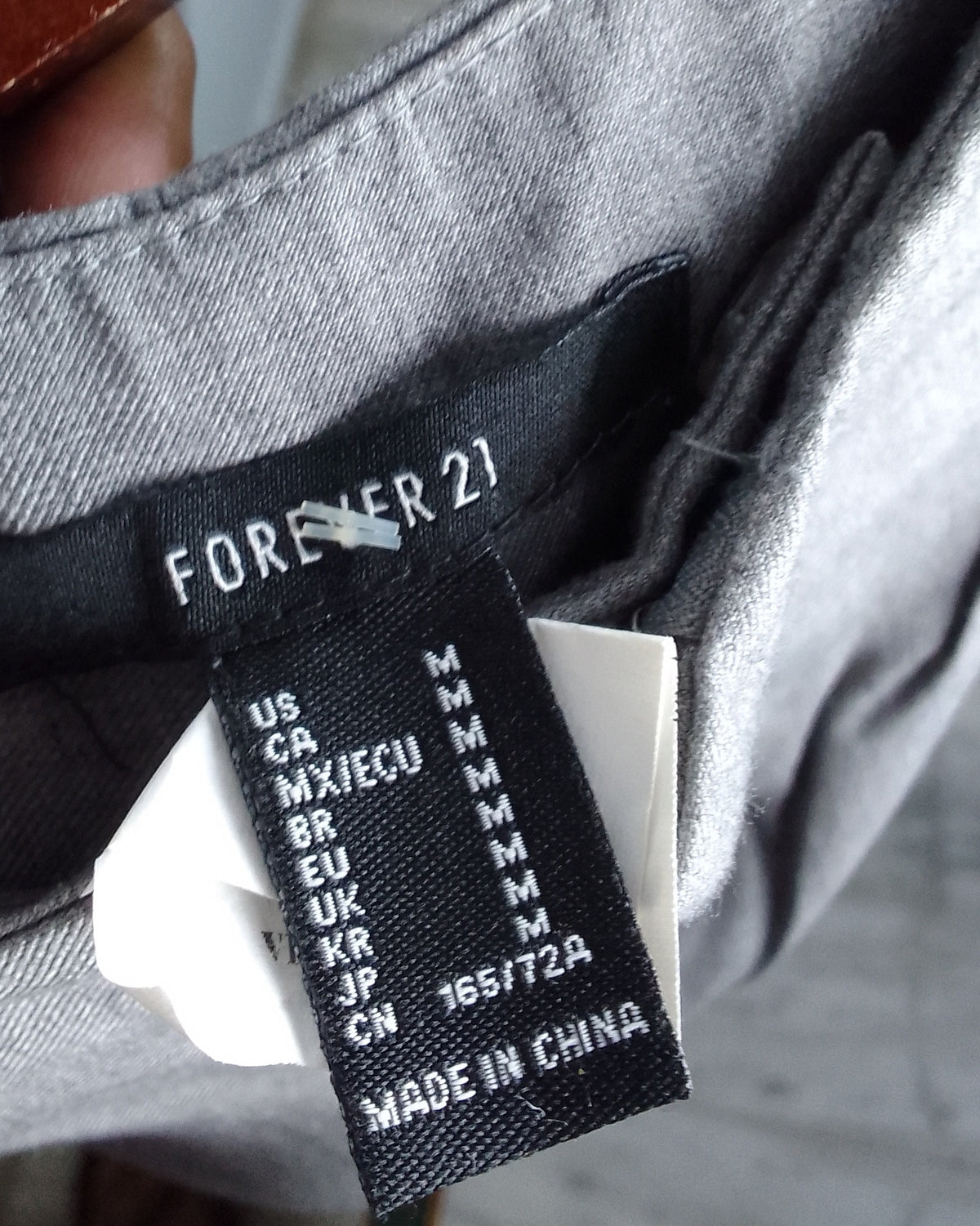 Forever 21 Gray Tailored Trousers