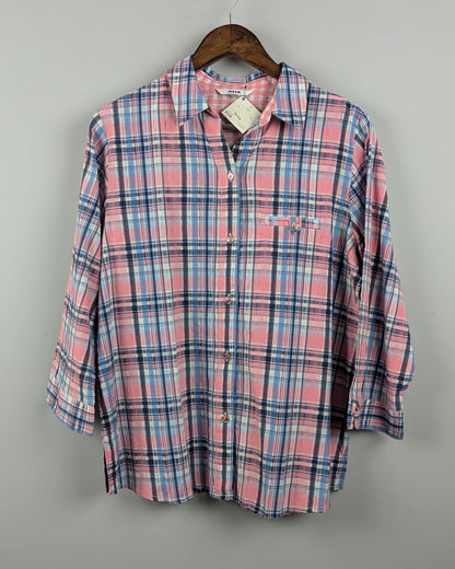 Pink Plaid Shirt