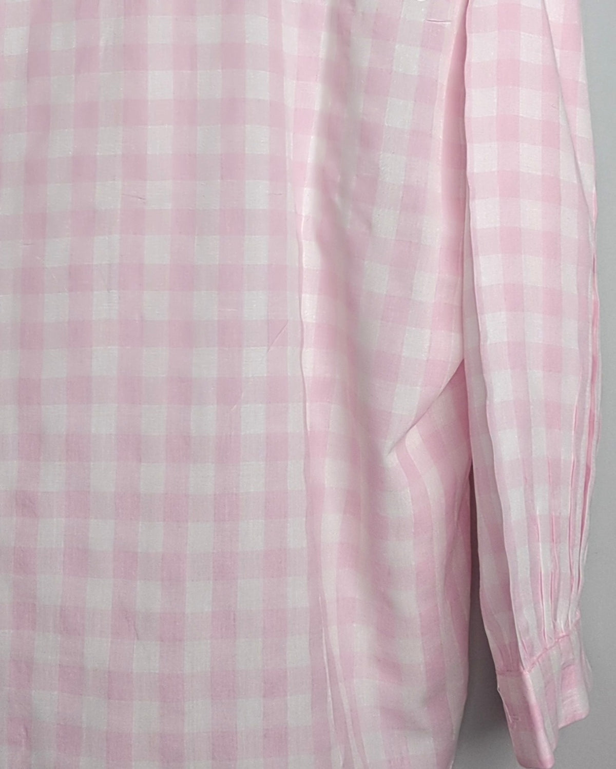 Zara Pink Checked Women'S Shirt