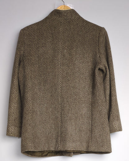 Elle-Elle Brown Textured Jacket