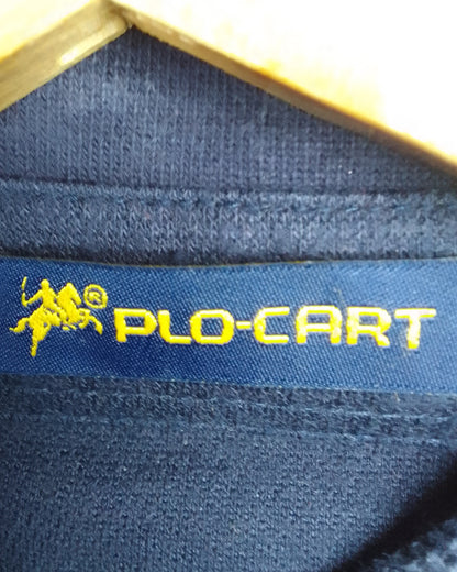 Polo Cart Blue Henley Shirt