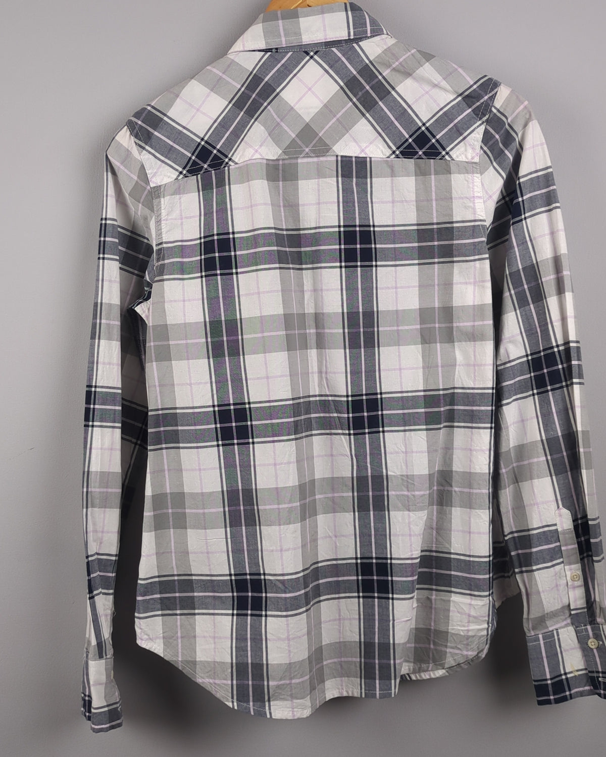 Gray Plaid Shirt