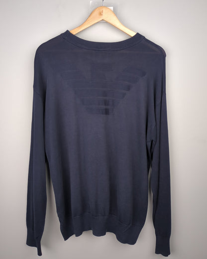 Emporio Armani Black Crewneck Sweater