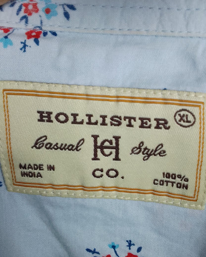 Hollister Blue Western Shirt