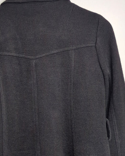 Si Black Peacoat Jacket