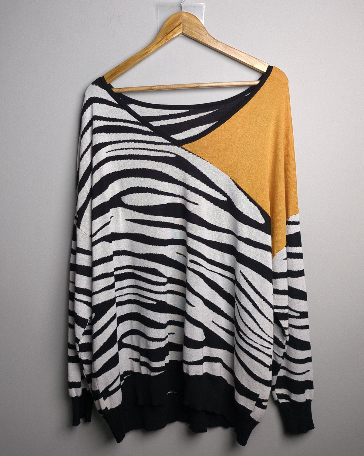 Black Zebra Sweater
